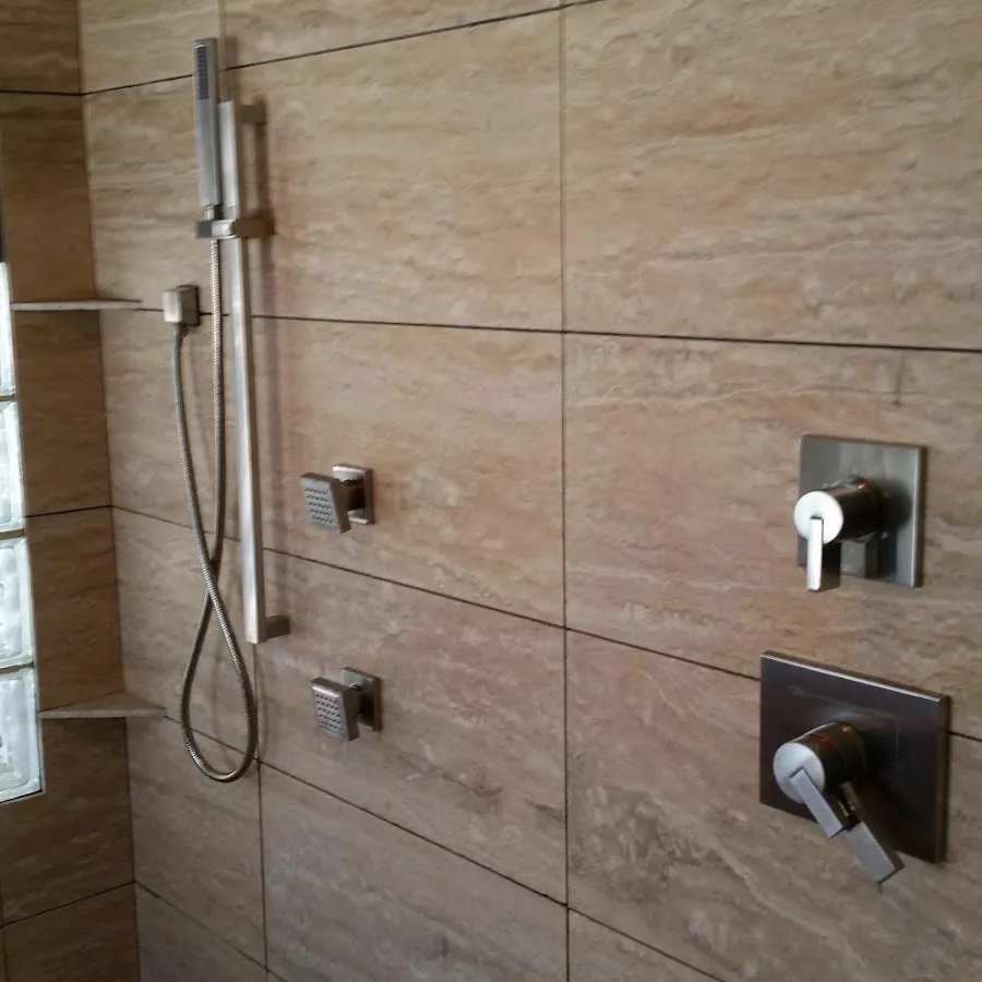 Shower fixture installation for Water Heater Replacement in Milton